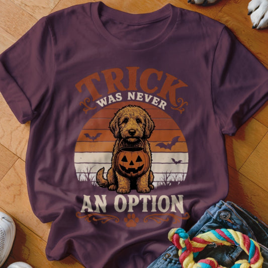 Trick Was Never An Option Doodle Shirt
