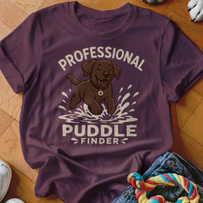 Professional Puddle Finder Chocolate Lab Shirt