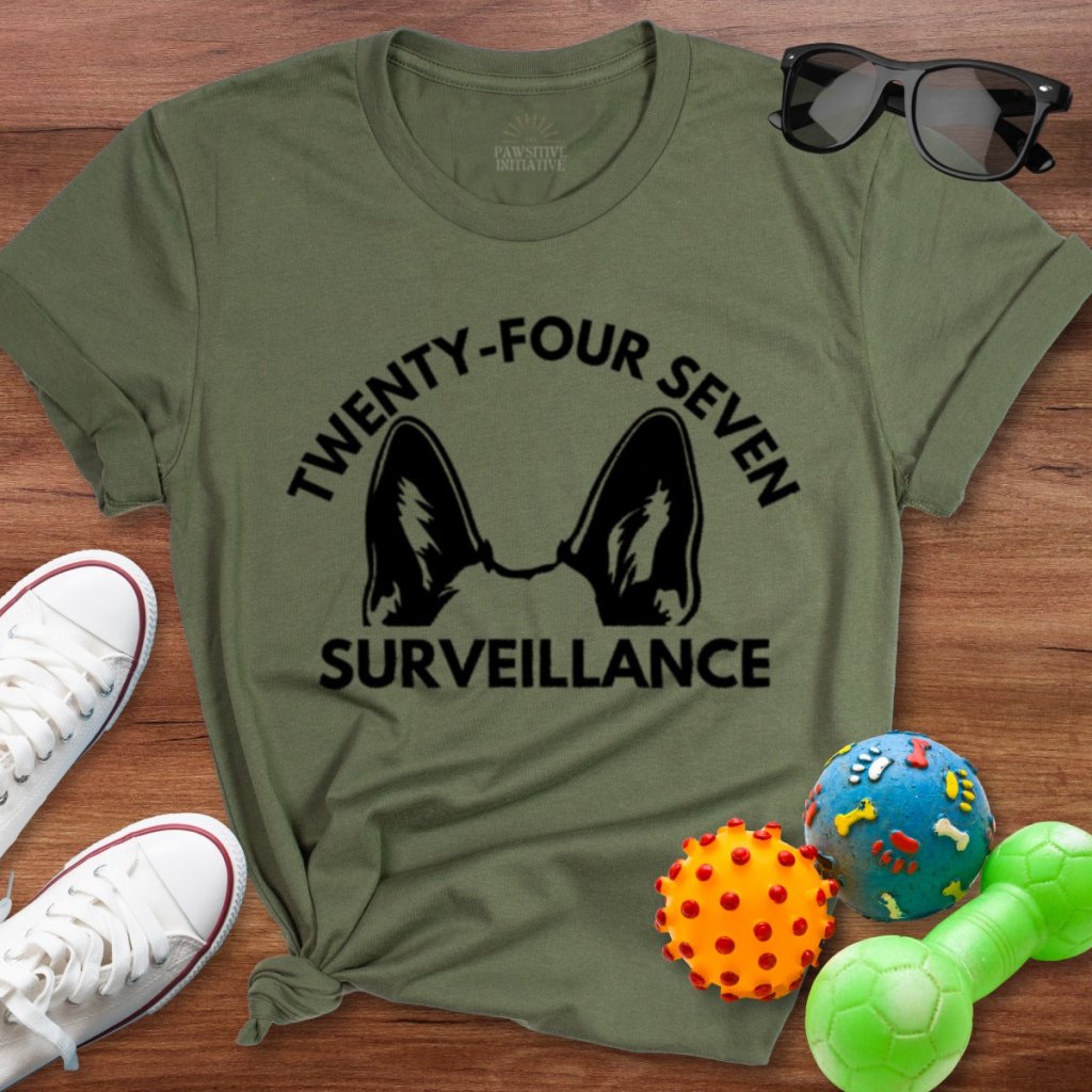 24/7 Surveillance Shirt - The Pawsitive Initiative