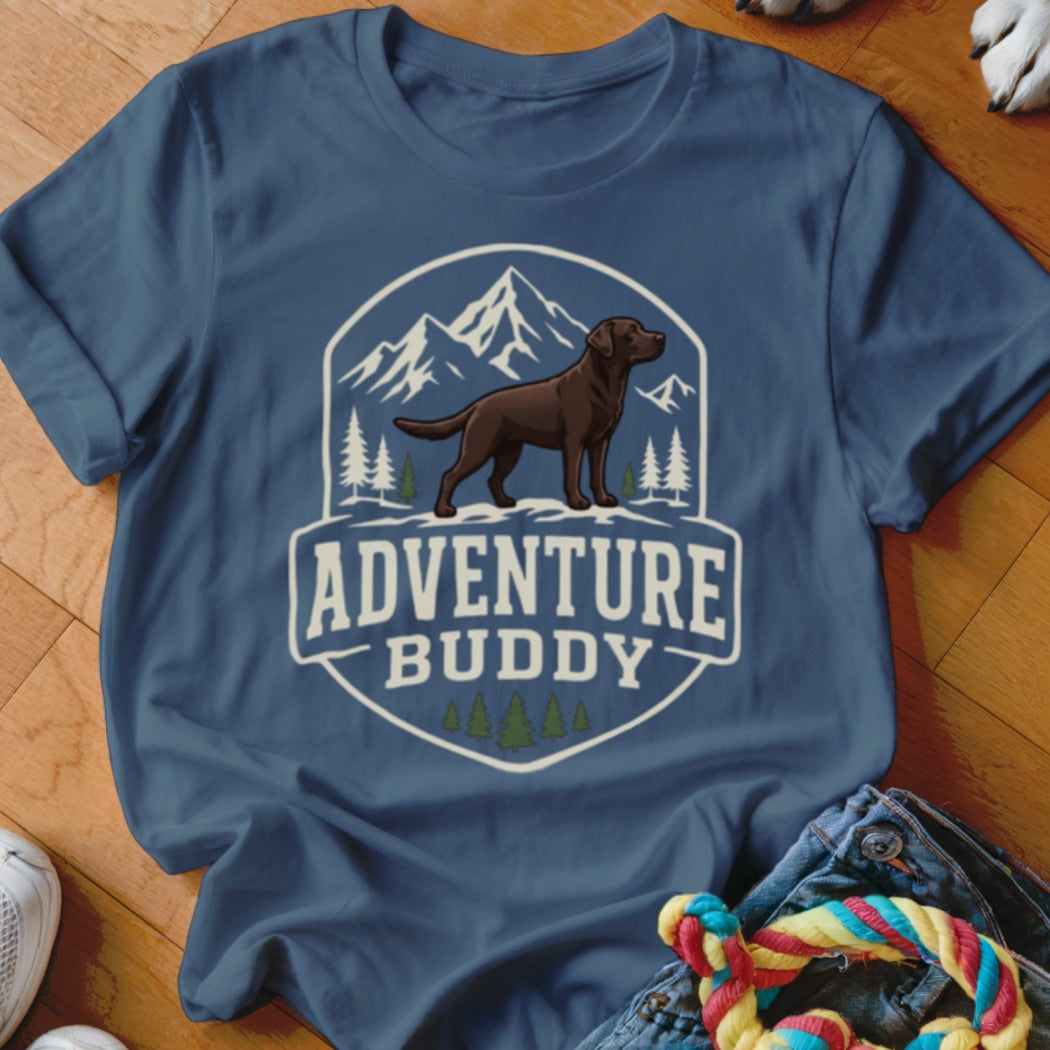 Adventure Buddy Chocolate Lab Shirt