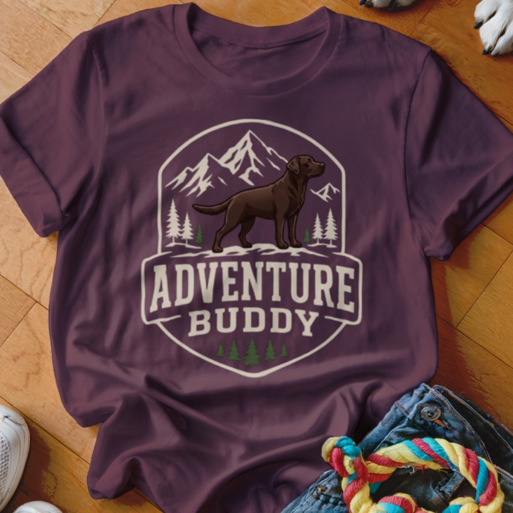 Adventure Buddy Chocolate Lab Shirt