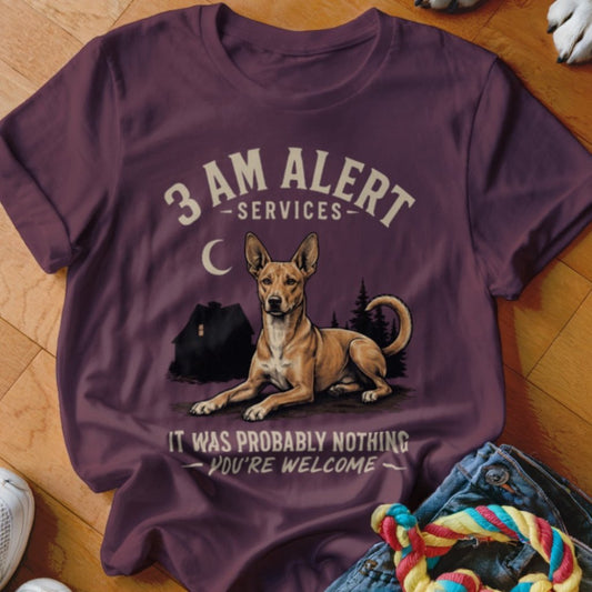 3 AM Alert Services Carolina Dog Shirt - The Pawsitive Initiative