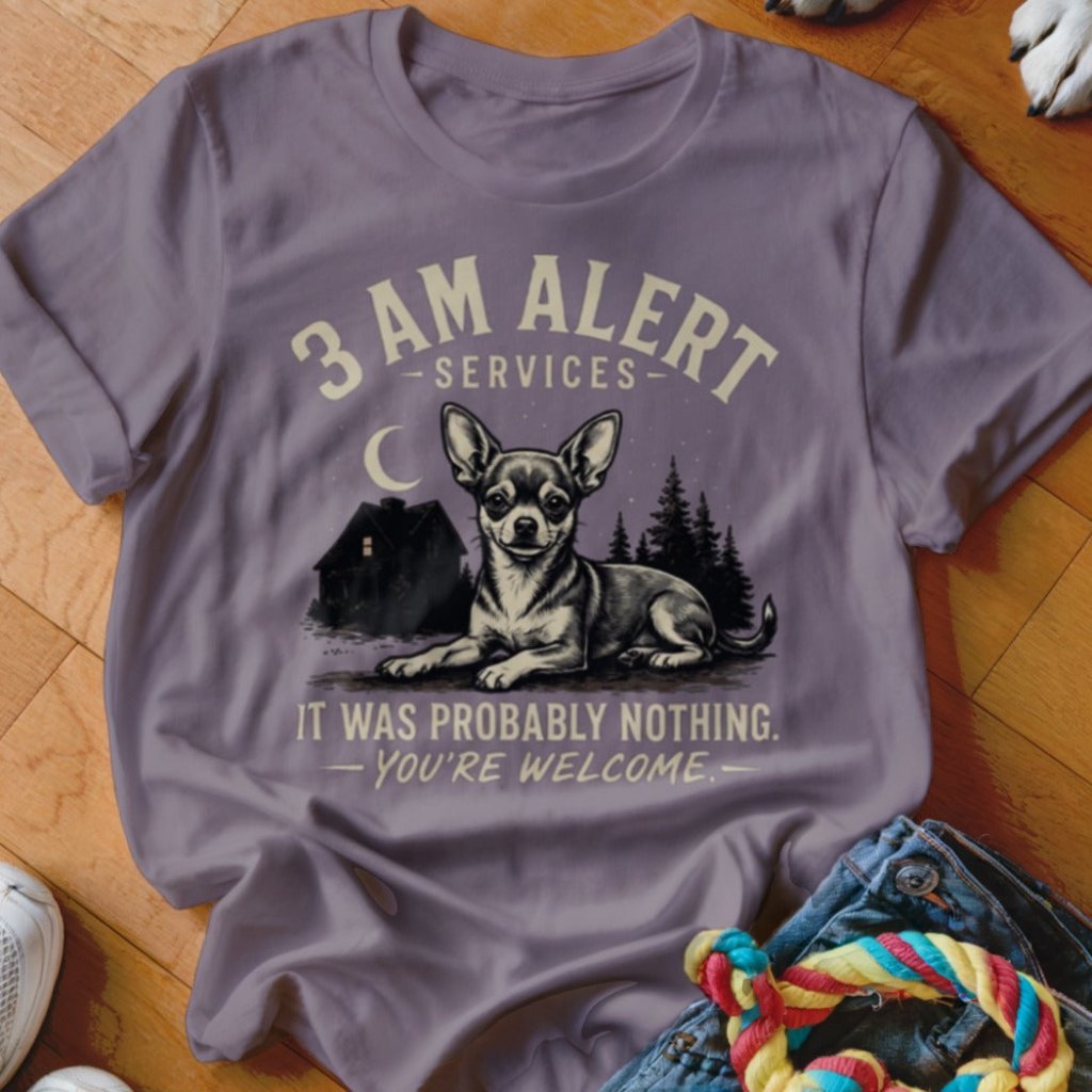 3 AM Alert Services Chihuahua Shirt - The Pawsitive Initiative