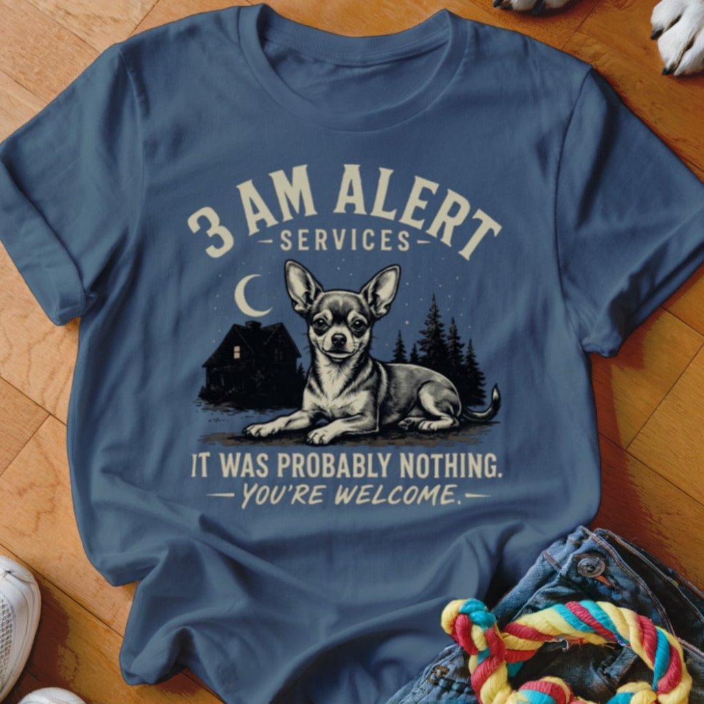 3 AM Alert Services Chihuahua Shirt - The Pawsitive Initiative