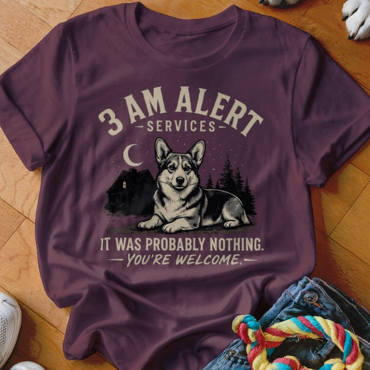 3 AM Alert Services Corgi Shirt - The Pawsitive Initiative