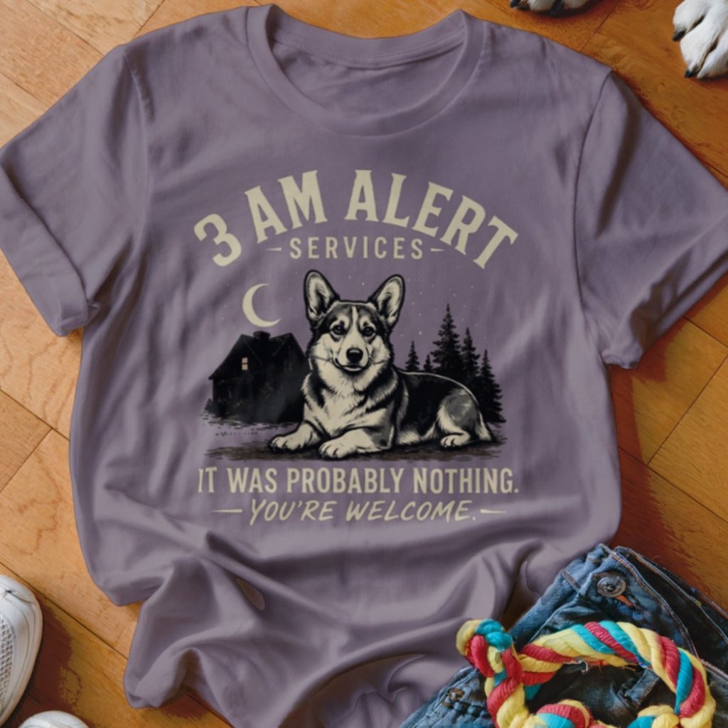 3 AM Alert Services Corgi Shirt - The Pawsitive Initiative