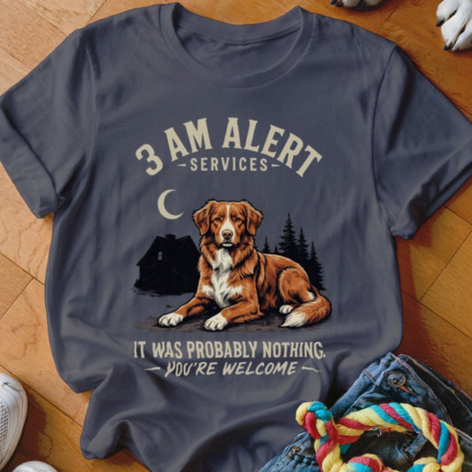 3 AM Alert Services Duck Toller Shirt - The Pawsitive Initiative
