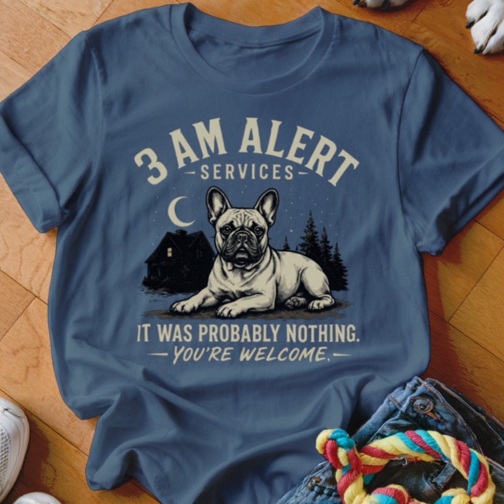 3 AM Alert Services Frenchie Shirt - The Pawsitive Initiative