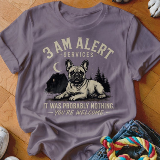 3 AM Alert Services Frenchie Shirt - The Pawsitive Initiative