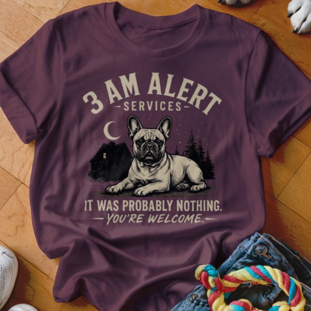 3 AM Alert Services Frenchie Shirt - The Pawsitive Initiative