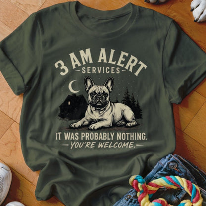 3 AM Alert Services Frenchie Shirt - The Pawsitive Initiative