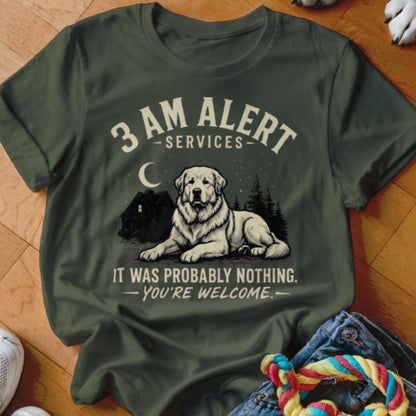 3 AM Alert Services Great Pyrenees Shirt - The Pawsitive Initiative