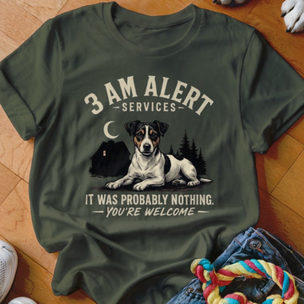 3 AM Alert Services Jack Russell Shirt - The Pawsitive Initiative