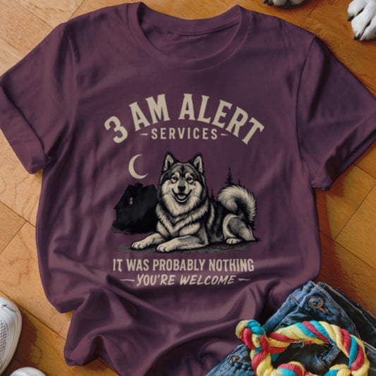 3 AM Alert Services Lapphund Shirt - The Pawsitive Initiative