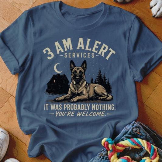 3 AM Alert Services Malinois Shirt - The Pawsitive Initiative