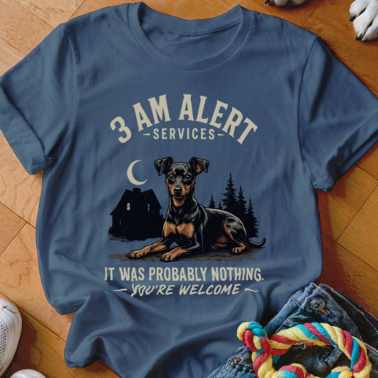 3 AM Alert Services Min Pin Shirt - The Pawsitive Initiative
