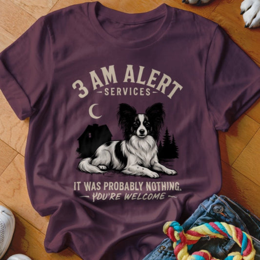 3 AM Alert Services Papillon Shirt - The Pawsitive Initiative