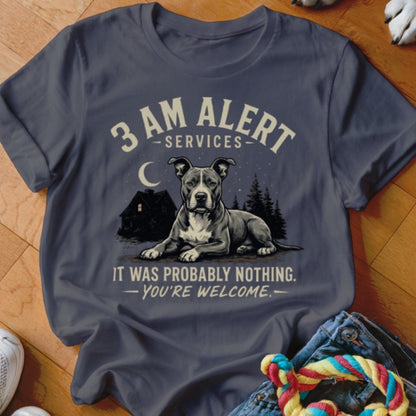 3 AM Alert Services Pittie Shirt - The Pawsitive Initiative