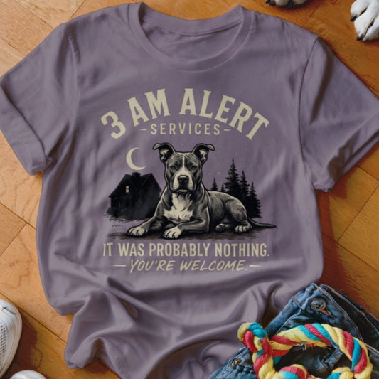 3 AM Alert Services Pittie Shirt - The Pawsitive Initiative