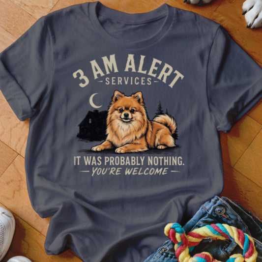 3 AM Alert Services Pomeranian Shirt - The Pawsitive Initiative