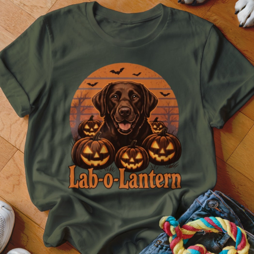 Lab-o-Lantern Chocolate Lab Shirt