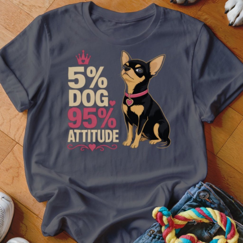 5% Dog, 95% Attitude Shirt - The Pawsitive Initiative