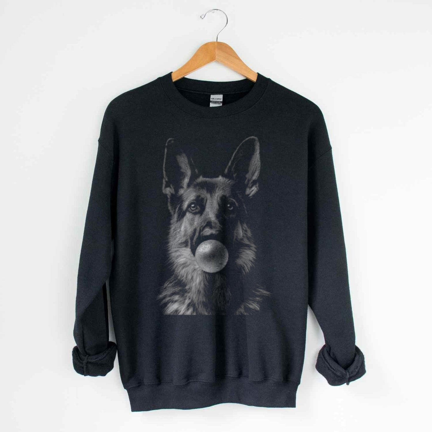 German Shepherd With Bubble Print Sweater