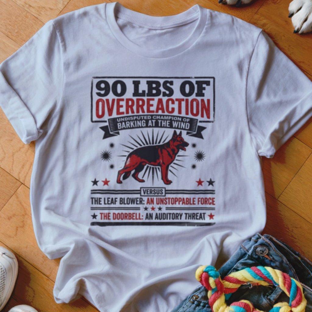 90 LBS of Overreaction Shirt - The Pawsitive Initiative