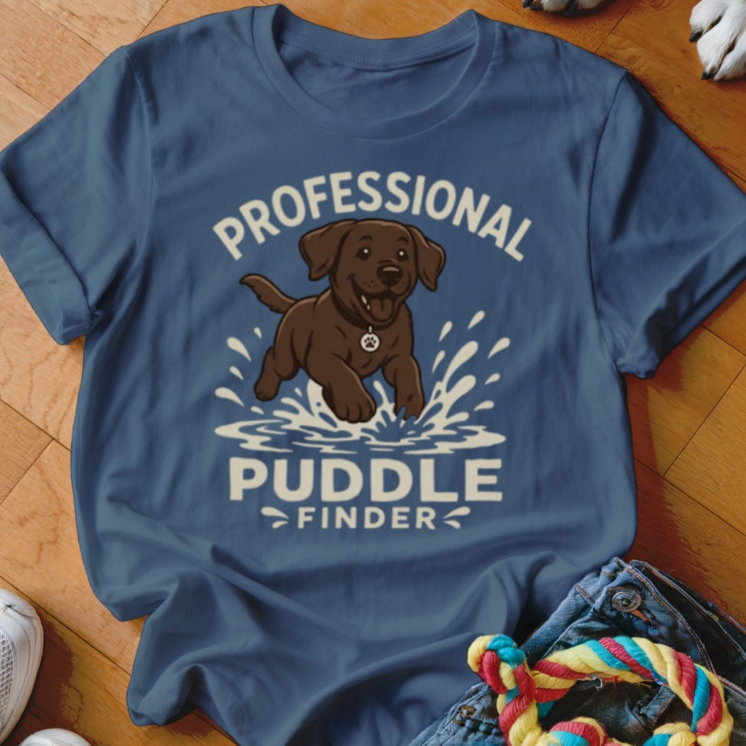 Professional Puddle Finder Chocolate Lab Shirt