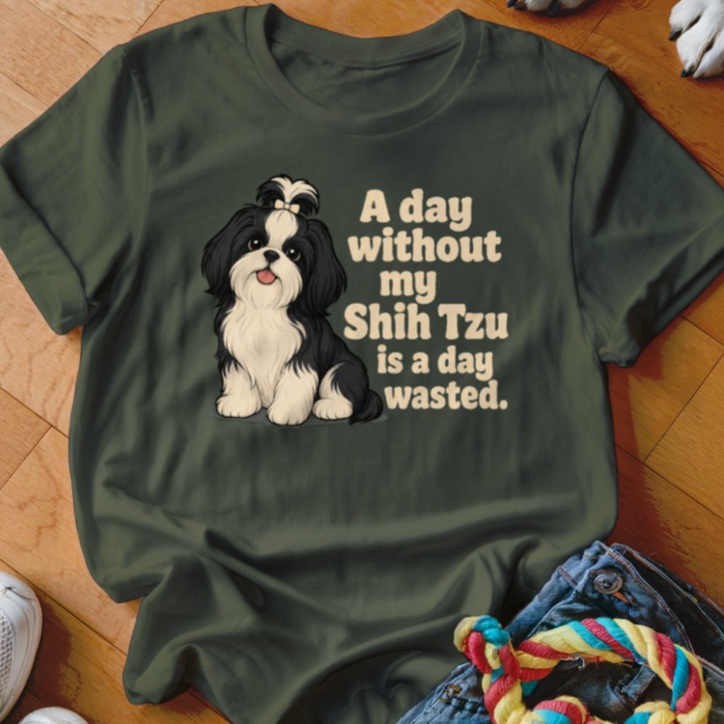 A Day Without My Shih Tzu Shirt - The Pawsitive Initiative