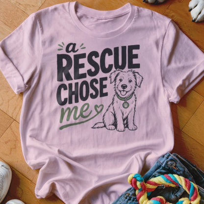 A Rescue Chose Me Shirt - The Pawsitive Initiative
