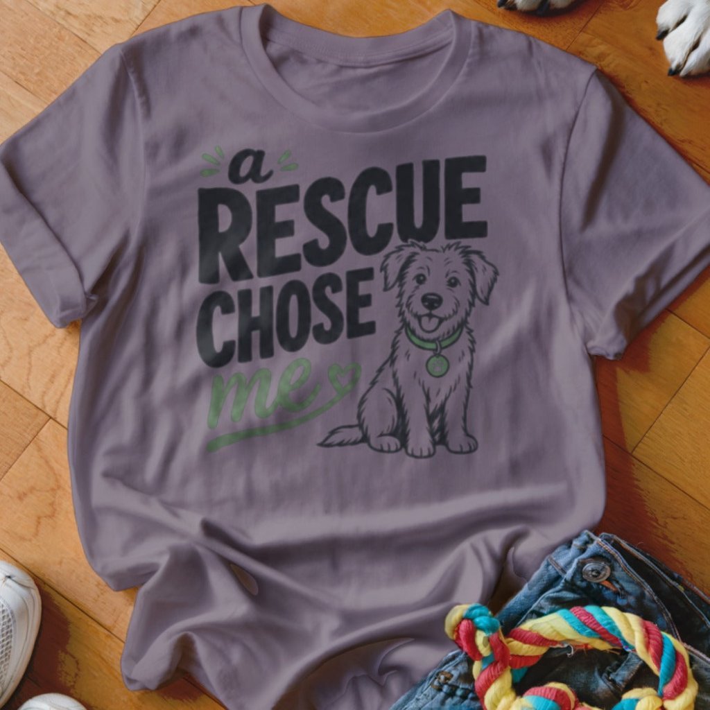 A Rescue Chose Me Shirt - The Pawsitive Initiative