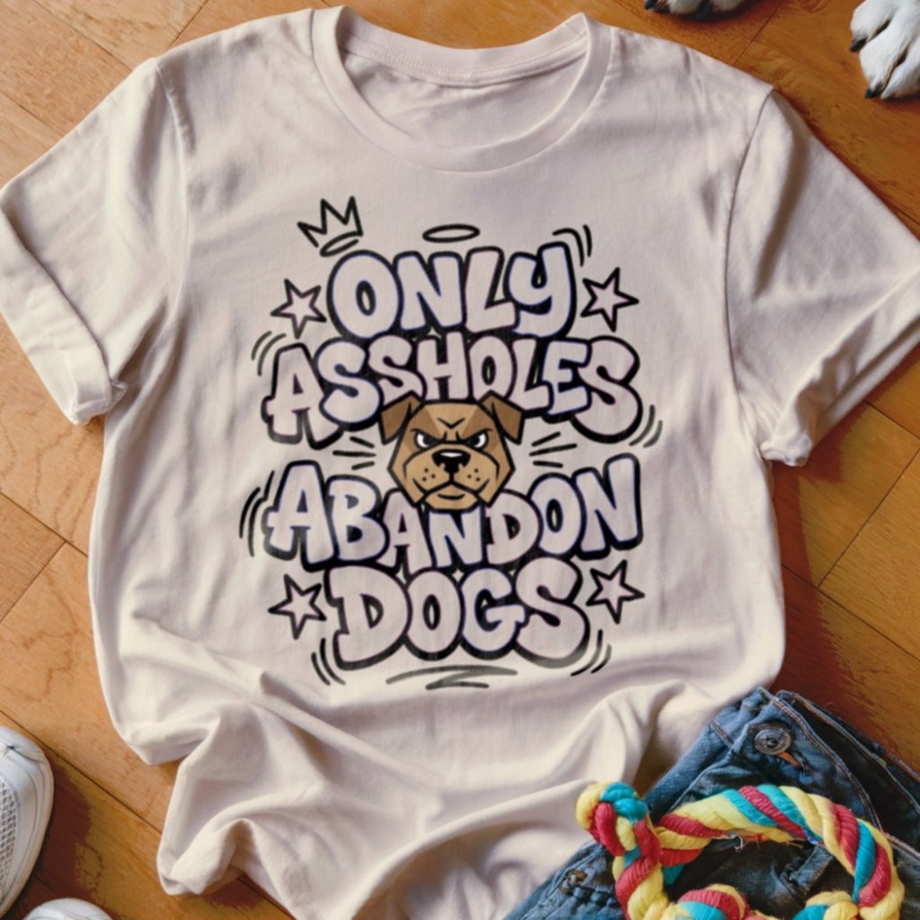 Abandon Dogs Shirt - The Pawsitive Initiative