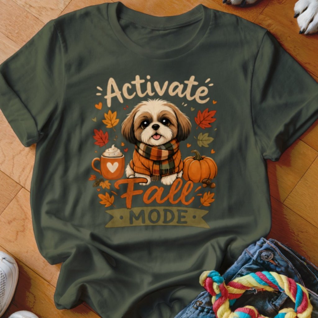 Activate Fall Mode Shih Tzu Shirt - The Pawsitive Initiative