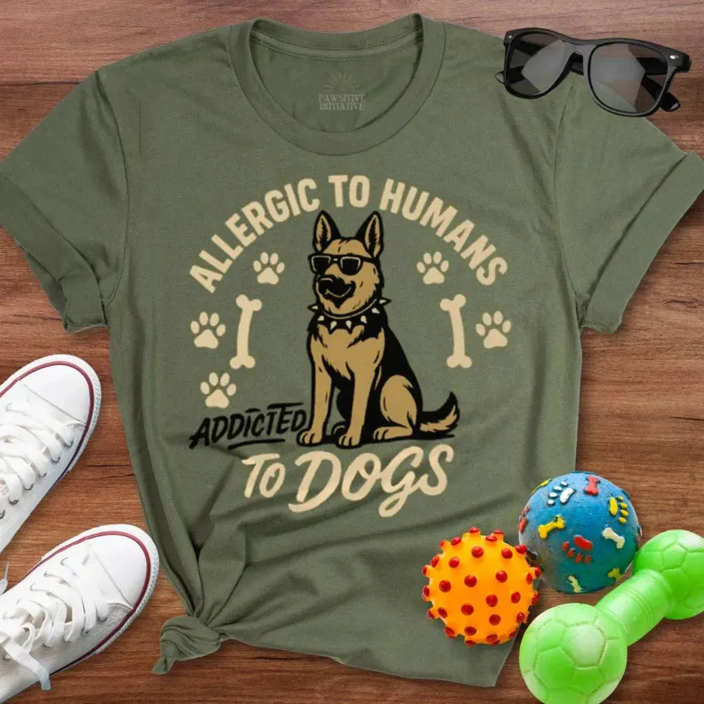 Addicted to Dogs Shirt - The Pawsitive Initiative