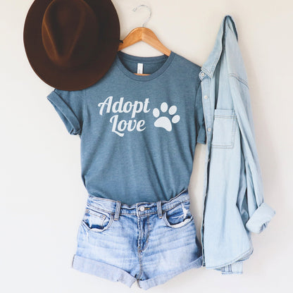 Adopt Love Shirt - The Pawsitive Initiative