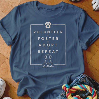 Adopt. Repeat. Shirt - The Pawsitive Initiative