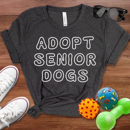 Adopt Senior Dogs Shirt - The Pawsitive Initiative