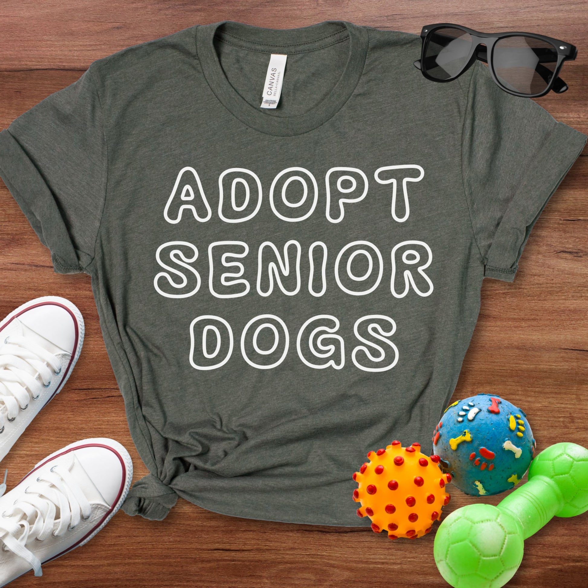 Adopt Senior Dogs Shirt - The Pawsitive Initiative