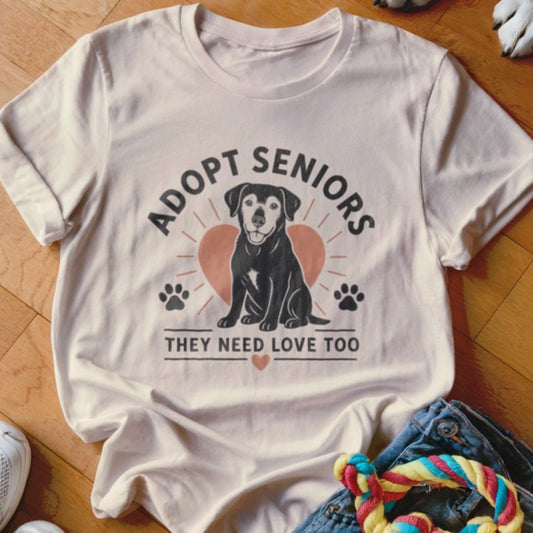 Adopt Seniors Shirt - The Pawsitive Initiative
