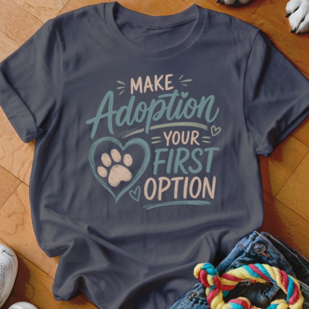 Adoption First Option Shirt - The Pawsitive Initiative