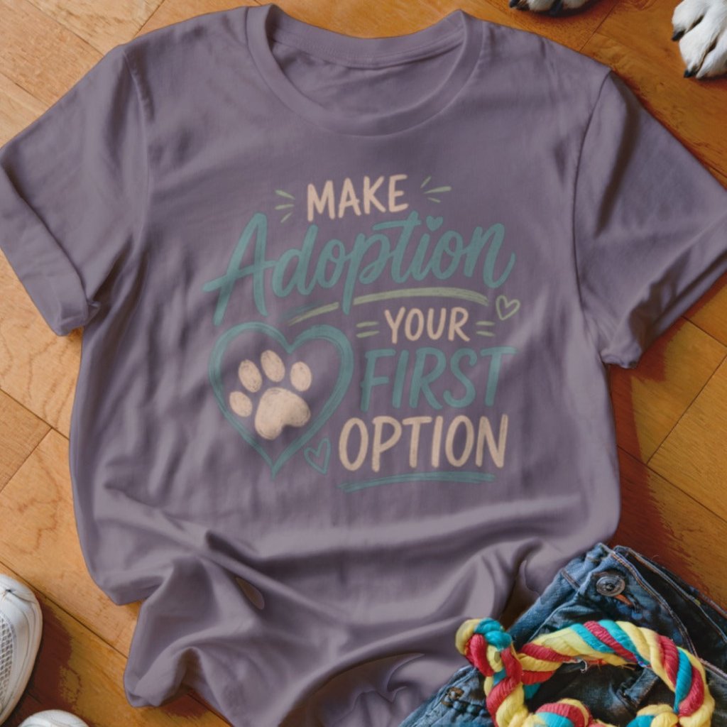Adoption First Option Shirt - The Pawsitive Initiative