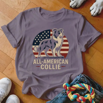 All American Collie Shirt - The Pawsitive Initiative