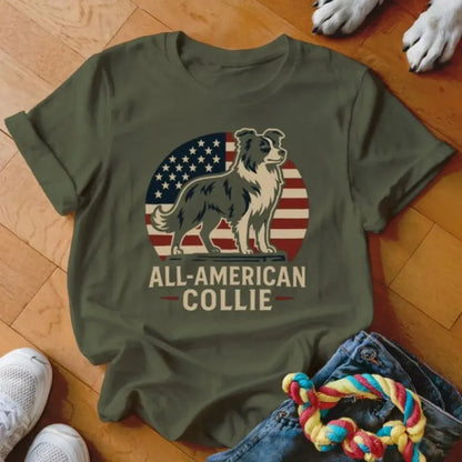 All American Collie Shirt - The Pawsitive Initiative