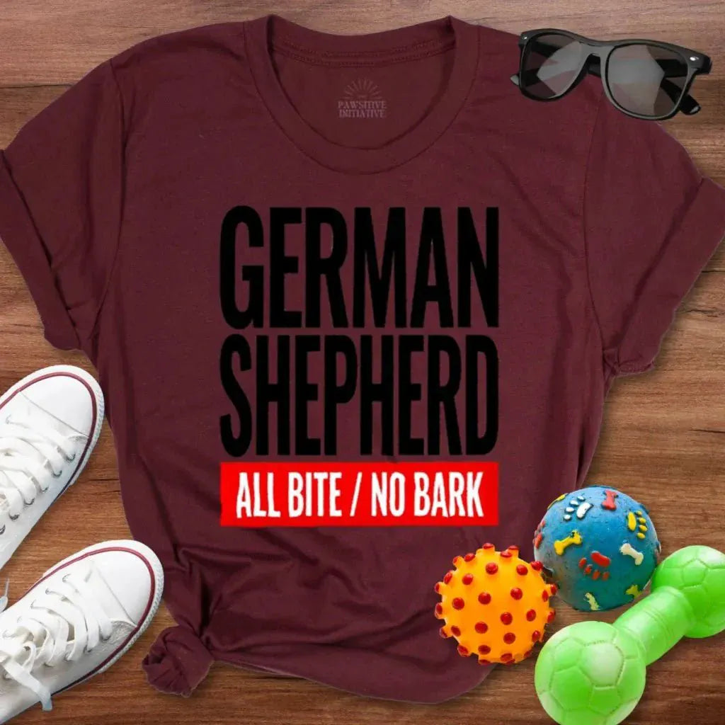 All Bite No Bark Shirt - The Pawsitive Initiative