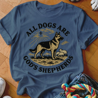 All Dogs Are Gods Shepherds Shirt - The Pawsitive Initiative