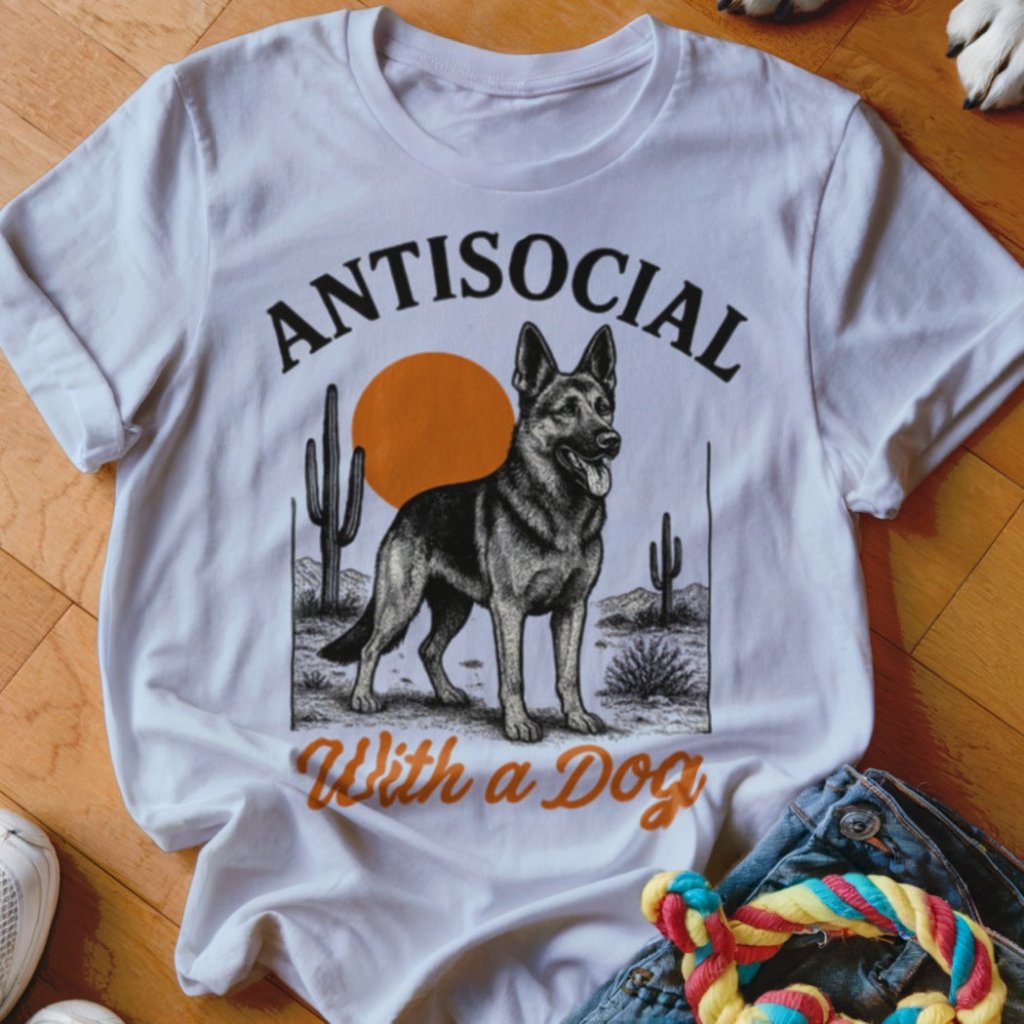 Antisocial GSD Shirt - The Pawsitive Initiative