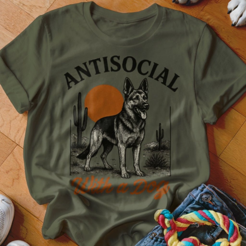 Antisocial GSD Shirt - The Pawsitive Initiative