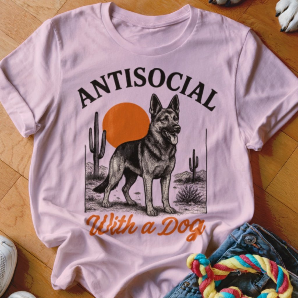 Antisocial GSD Shirt - The Pawsitive Initiative
