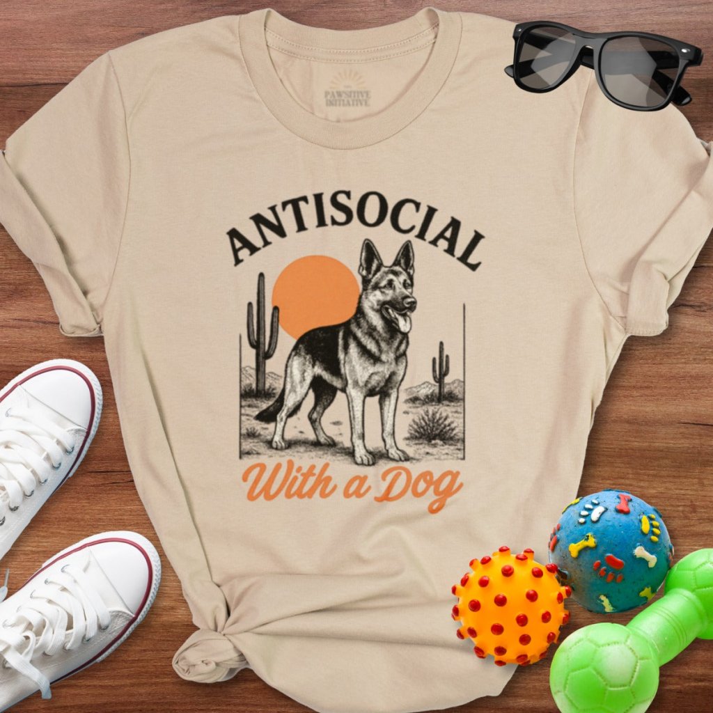 Antisocial GSD Shirt - The Pawsitive Initiative